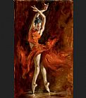 Andrew Atroshenko Canvas Paintings - Fiery Dance